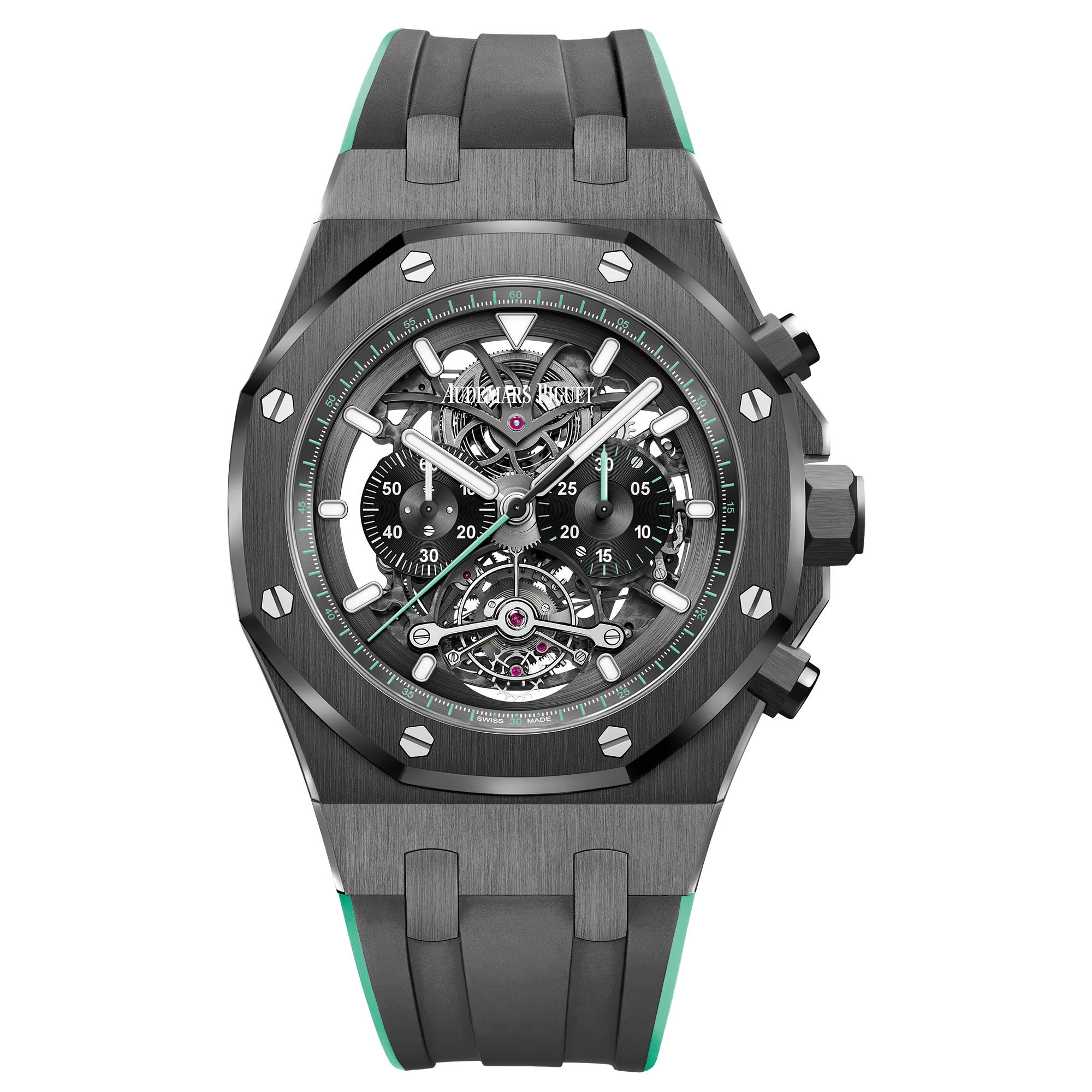 Shopping Replica Audemars Piguet Royal Oak Tourbillon Openworked 26343CE.OO.D002CA.03 watch
